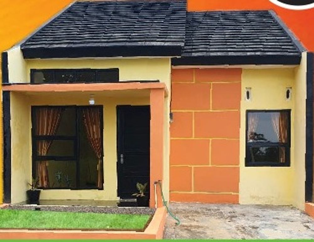 foto tampak rumah tipe 36/72 perumahan Taman mutiara Indah