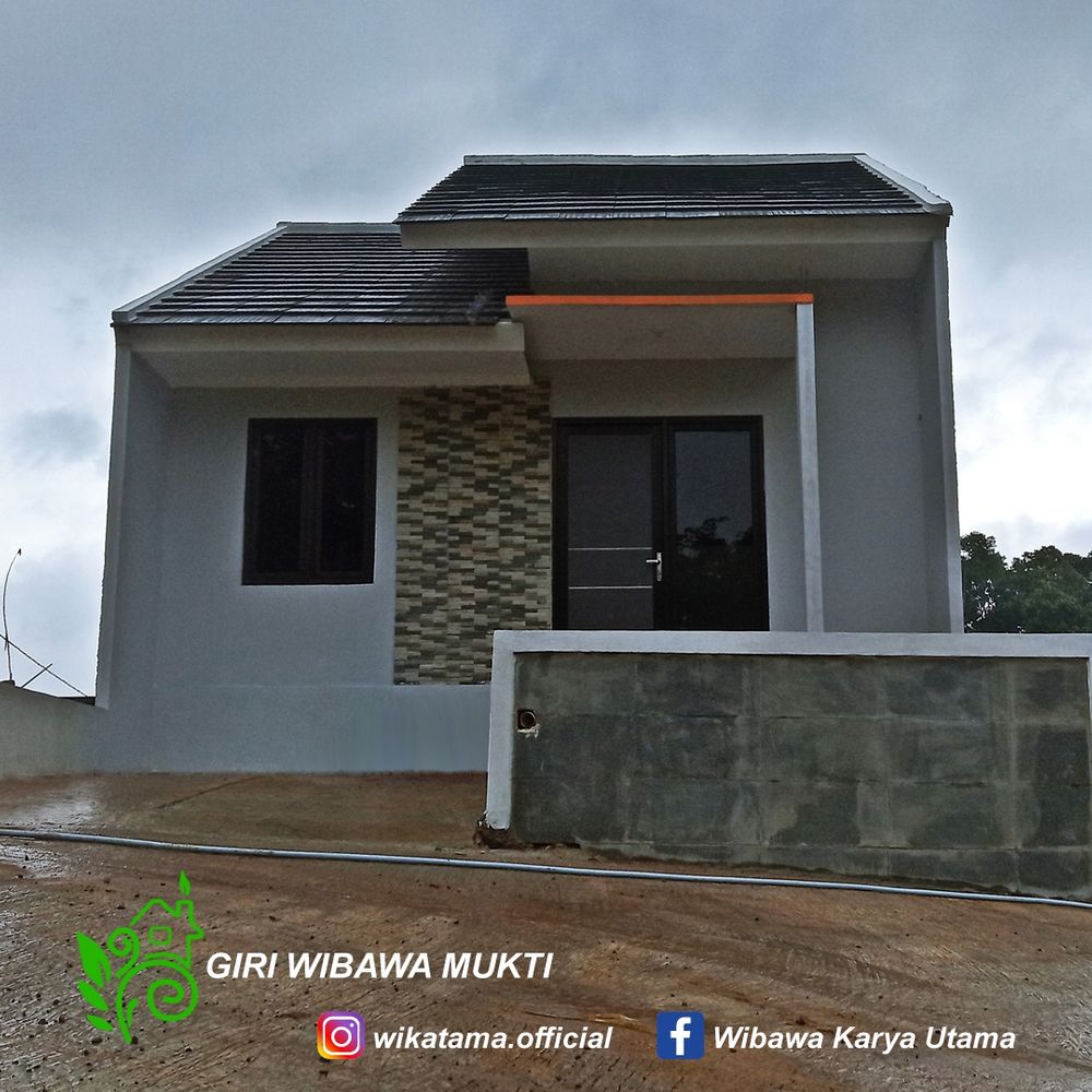 foto tampak rumah tipe Giri Wibawa Mukti 30/60 perumahan Giri Wibawa Mukti