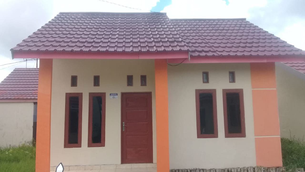 foto tampak rumah tipe 36 perumahan Pondok Indah Residence