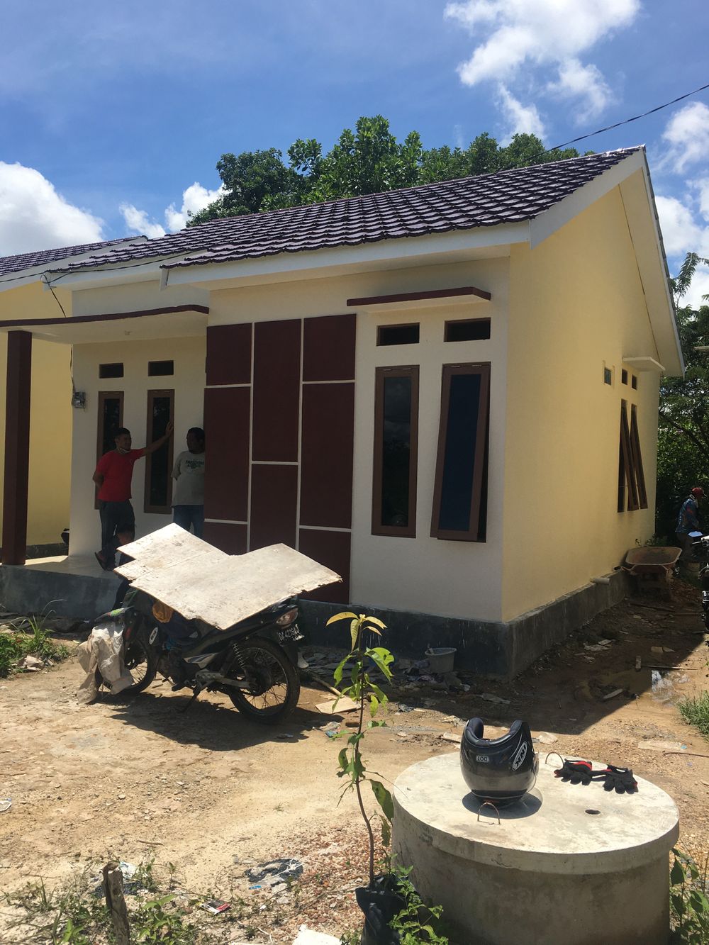 foto tampak rumah tipe 36 perumahan RAYHAN REGENCY-1