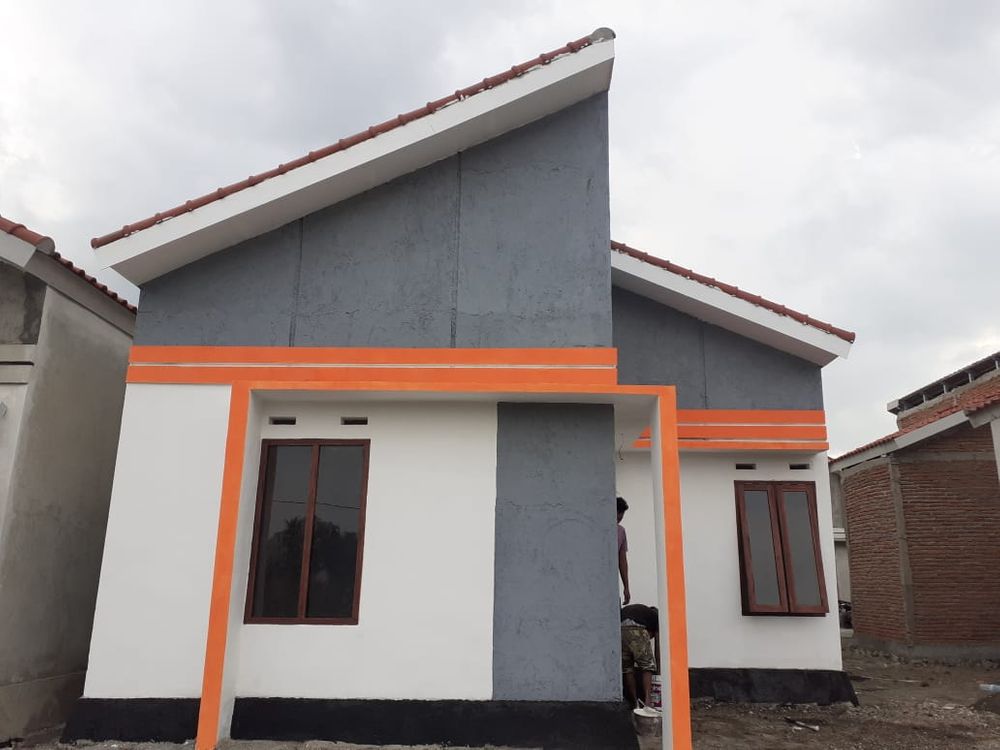 foto tampak rumah tipe 30/72 perumahan Nusa Penas Indah III