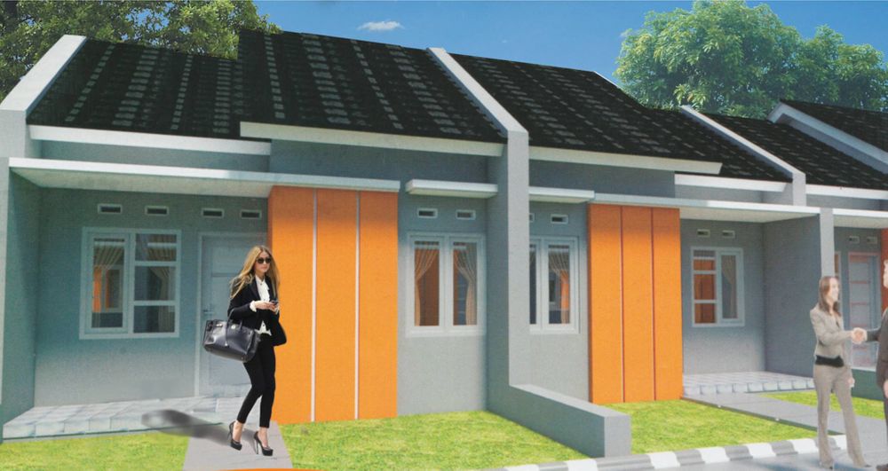 foto tampak rumah tipe Rumah Tapak Sejahtera perumahan GRAHA ARTHA RESIDENCE (Tahap 2)