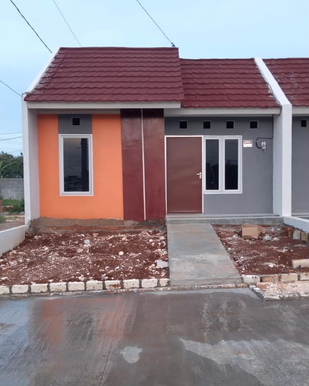 foto tampak rumah tipe 30/66 perumahan PERUM PERMATA MULIA REGENCY