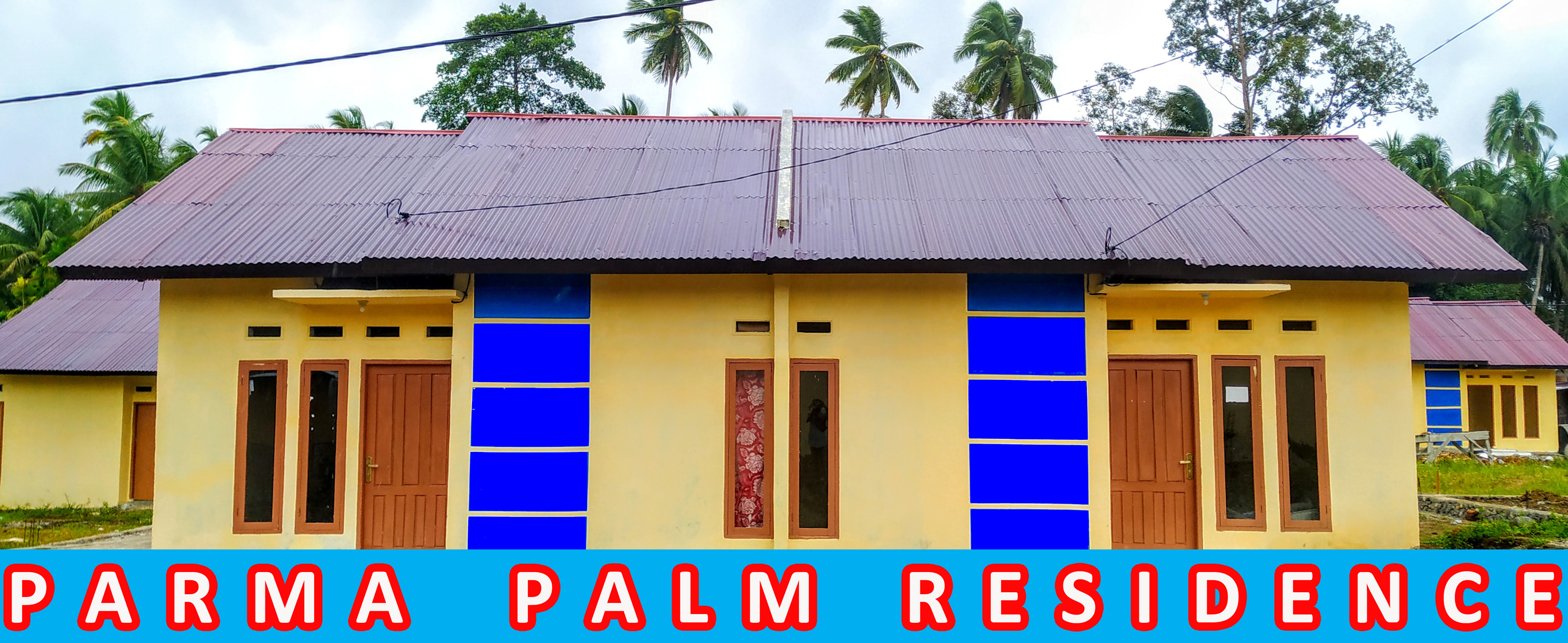 foto tampak rumah tipe Rumah Subsidi perumahan Parma Palm Residence