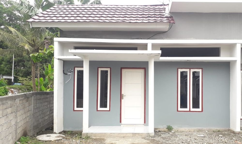 foto tampak rumah tipe 36 perumahan AMALA RESIDENCE