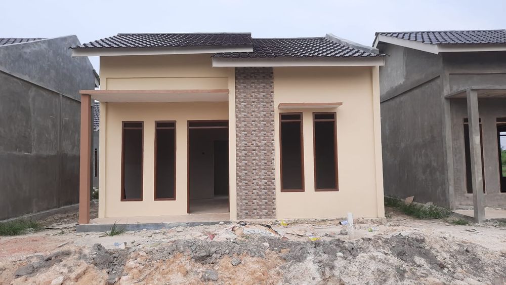 foto tampak rumah tipe 36 perumahan fatyyah regency