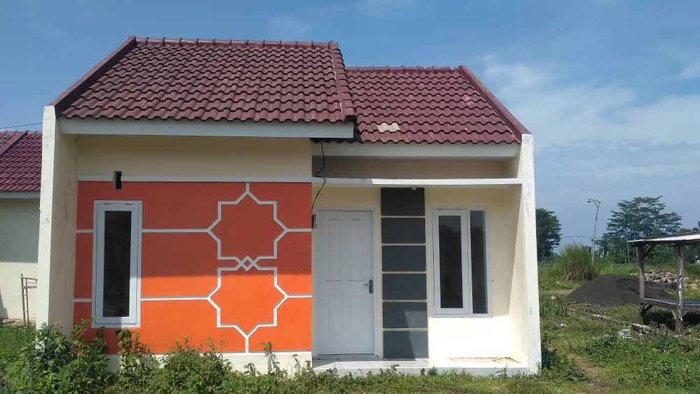 foto tampak rumah tipe 30 perumahan SAMAWA LAND 