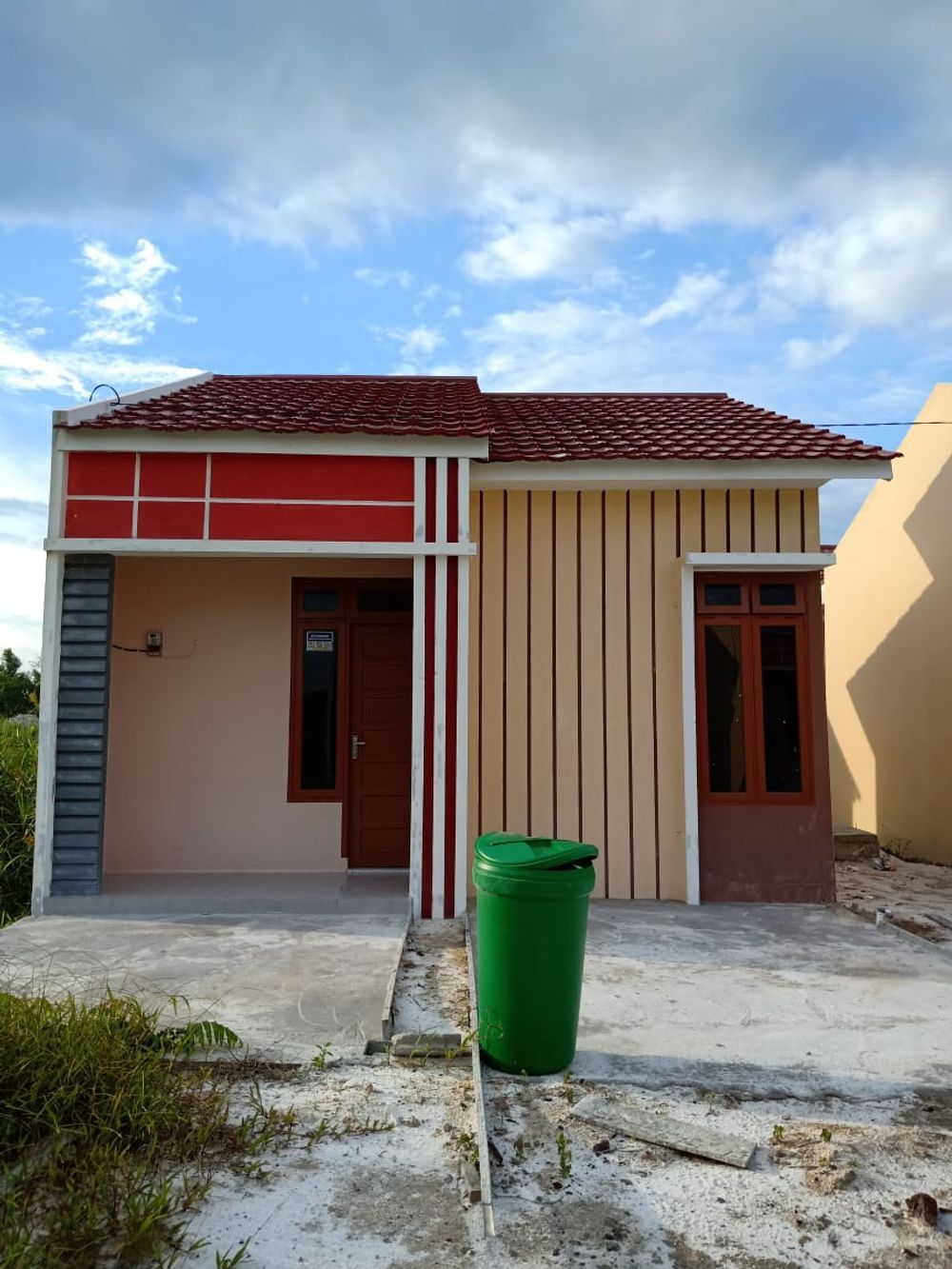 foto tampak rumah tipe 36 SUBSIDI perumahan Graha Sebabi Residence