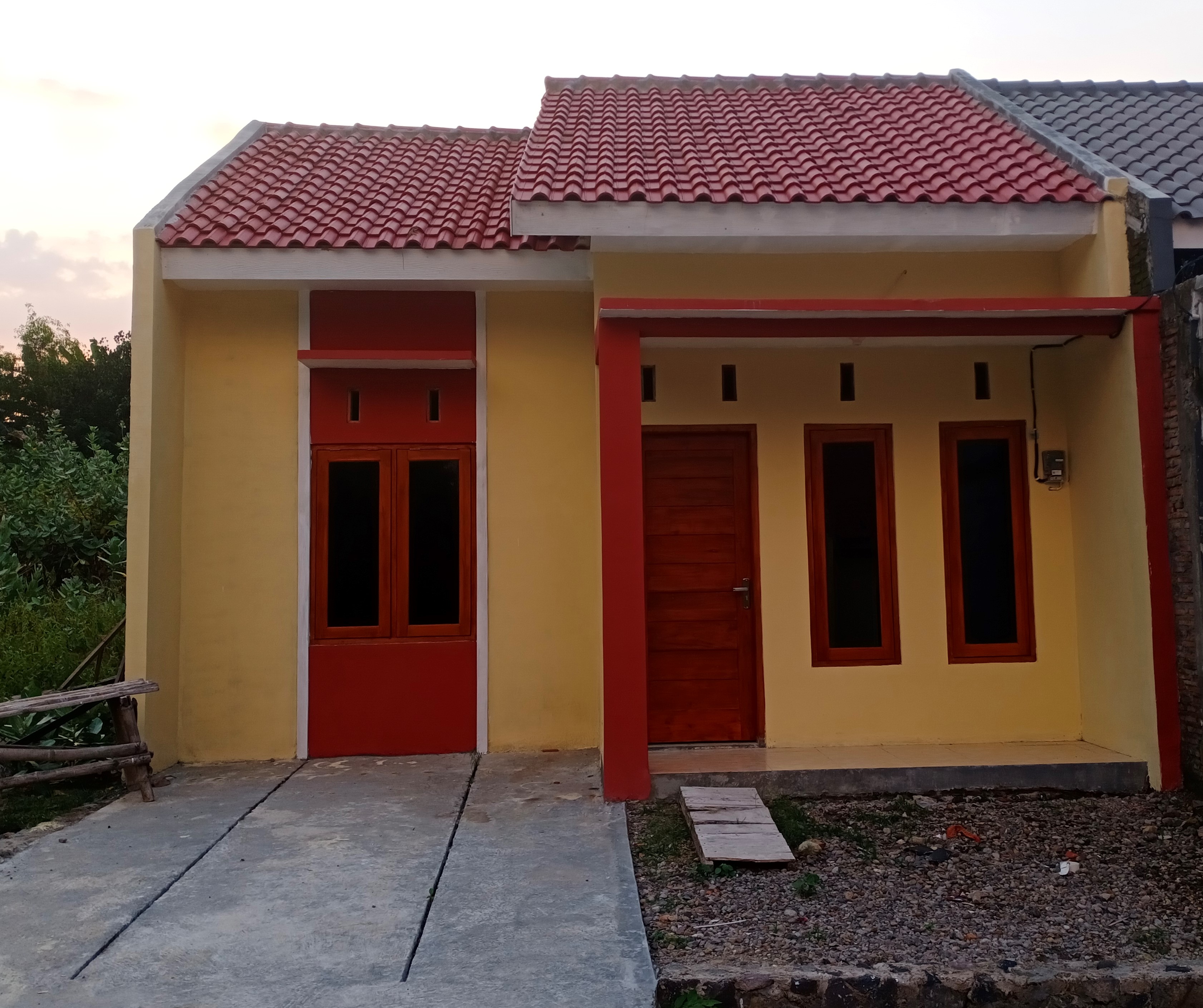 foto tampak rumah tipe 30/60 perumahan PERUMAHAN BUMI JERUK SAWIT ASRI