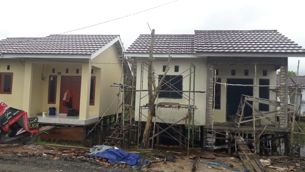 foto tampak rumah tipe 36 perumahan KOMPLEK PEMAJATAN INDAH