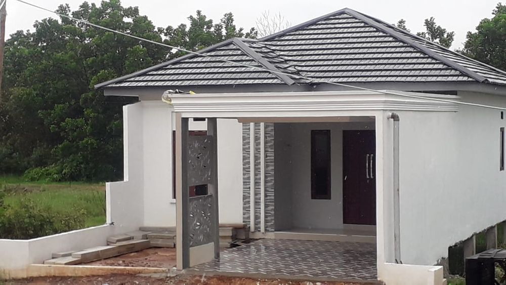 foto tampak rumah tipe 45 perumahan KOMPLEK PEMAJATAN INDAH