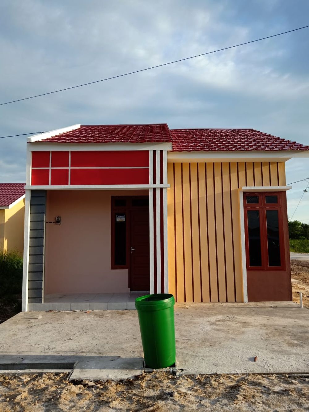 foto tampak rumah tipe 36 SUBSIDI perumahan GRAHA PRAMUKA RESIDENCE TAHAP 5