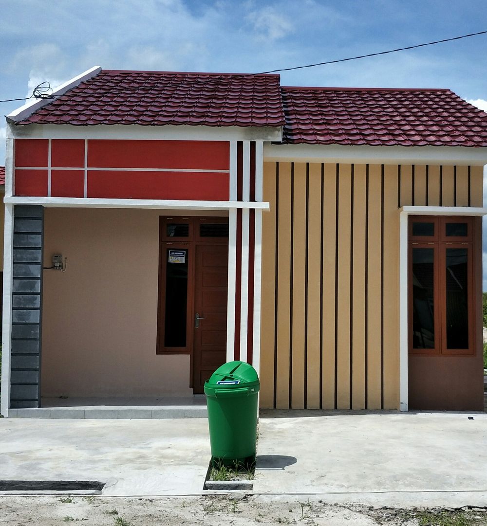foto tampak rumah tipe 36 SUBSIDI perumahan GRAHA PRAMUKA RESIDENCE TAHAP 4