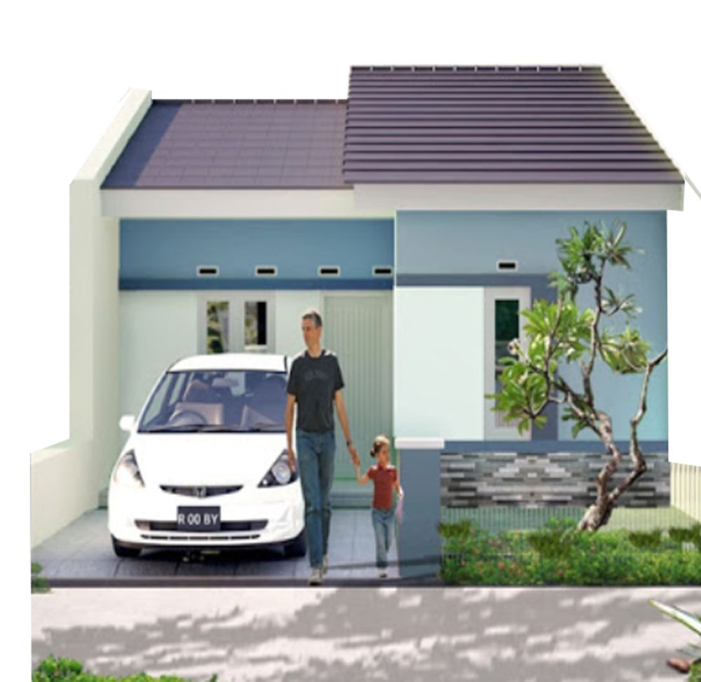 foto tampak rumah tipe 36 perumahan Ratu Permai Residence 2