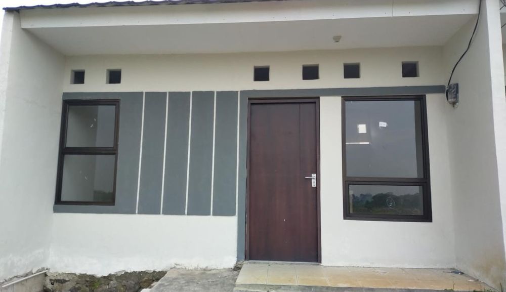 foto tampak rumah tipe 5 x 12 perumahan Pondok Dewata Cikande