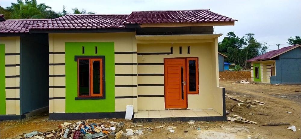 foto tampak rumah tipe 36 perumahan Griya Harapan Bersama Bengkayang 3