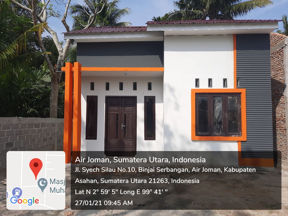 foto tampak rumah tipe 36 perumahan ILHAM RESIDENCE