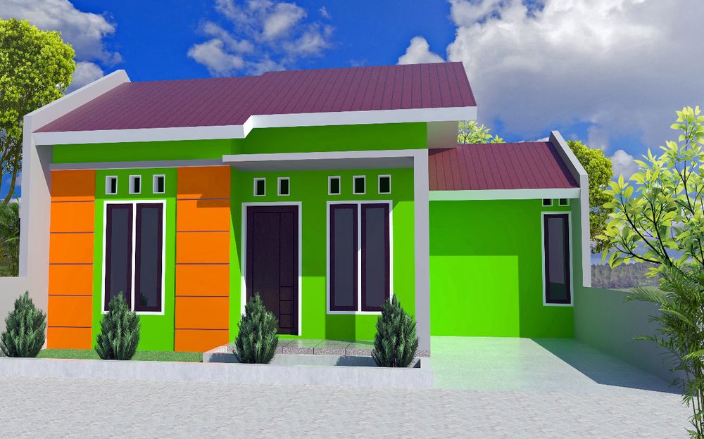 foto tampak rumah tipe 36 Subsisdi perumahan HOMBIS RESIDENCE
