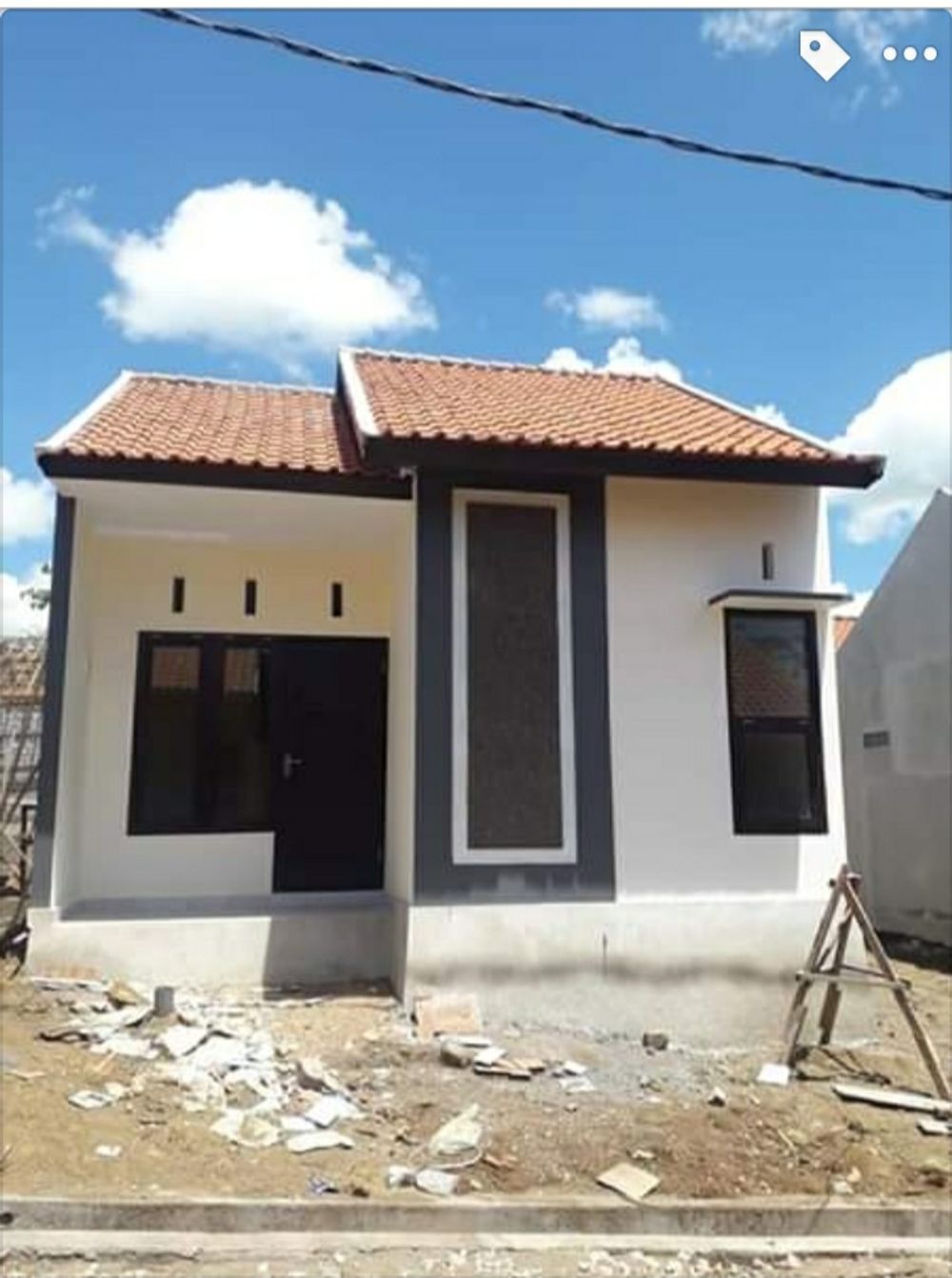 foto tampak rumah tipe 36m2 perumahan PERUMAHAN GRAHA MADE PROFIL