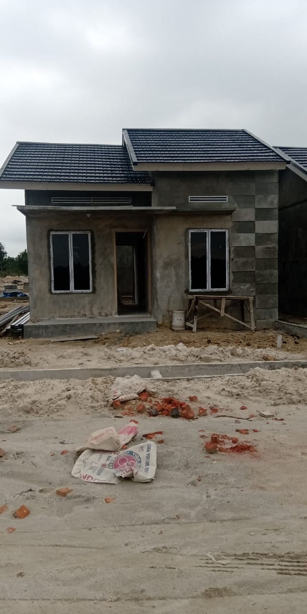 foto tampak rumah tipe 36 perumahan Utama Regency II