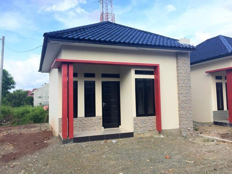 foto tampak rumah tipe grand lam teh III perumahan Grand lam teh III