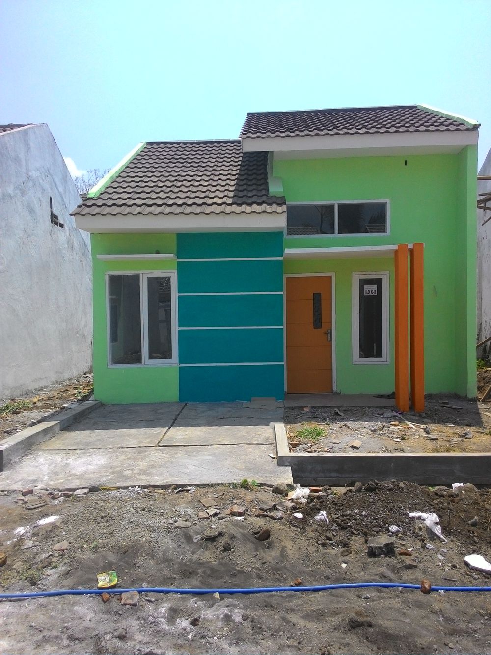foto tampak rumah tipe 36 perumahan PERUMAHAN ALAM RAYA REGENCY