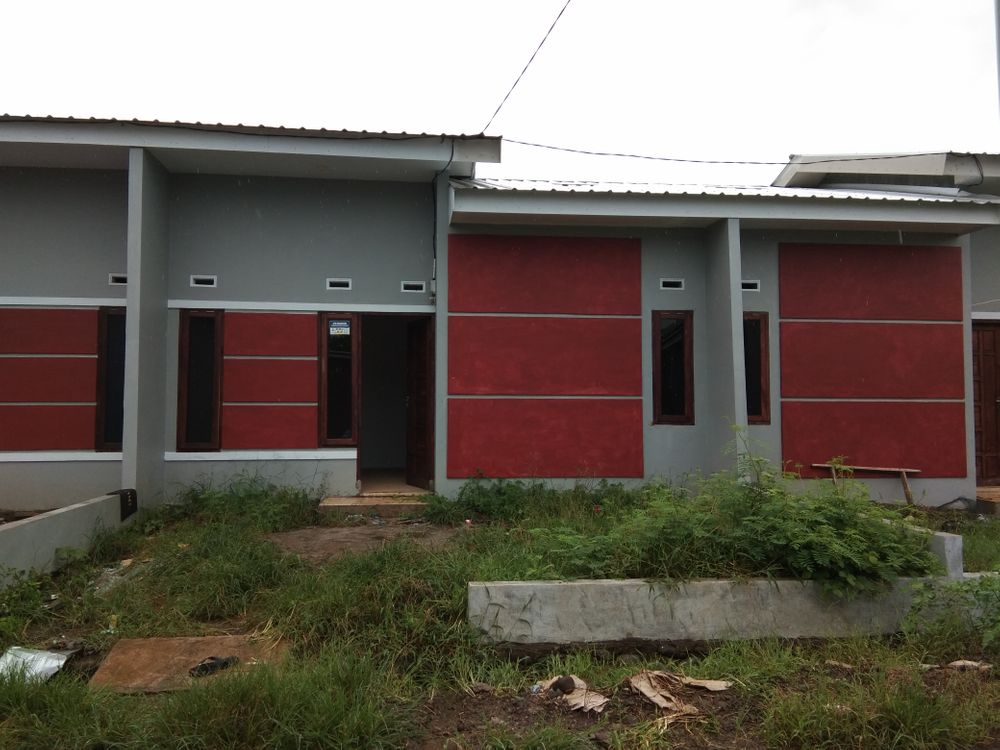 foto tampak rumah tipe 36 perumahan GRIYA PUTRI TATTAKANG PERMAI 2