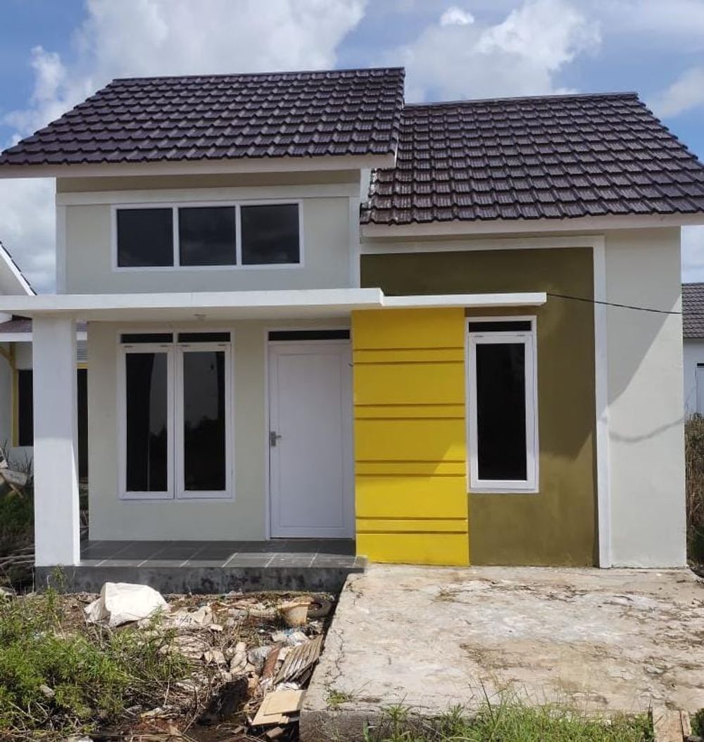 foto tampak rumah tipe 36 perumahan Mitra purrei residen