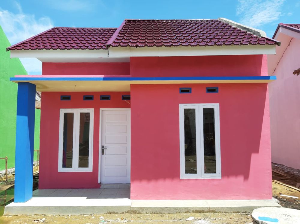 foto tampak rumah tipe 36/90 perumahan PILADANG GREEN VIEW