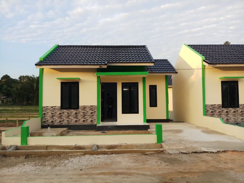foto tampak rumah tipe 36/110 perumahan ZAMAR MANDIRI REGENCY 2