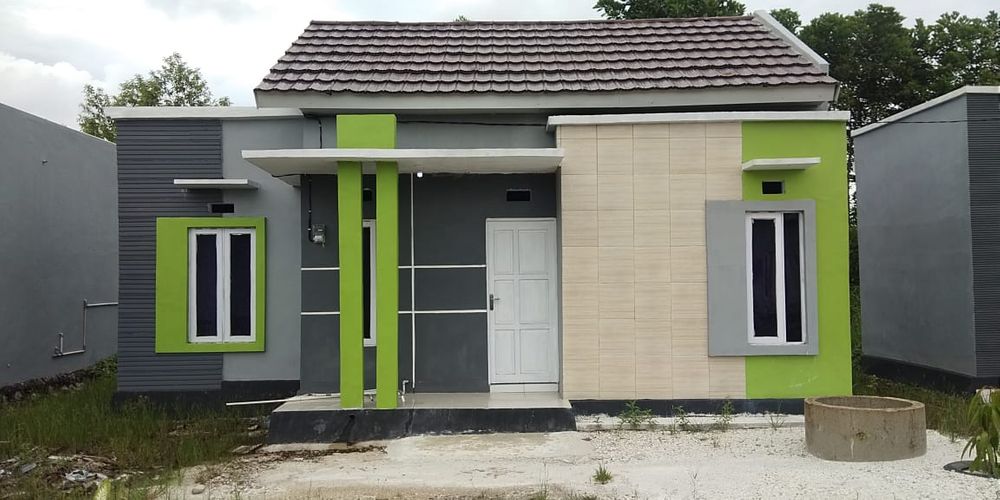 foto tampak rumah tipe 36 perumahan Nabilla Asri