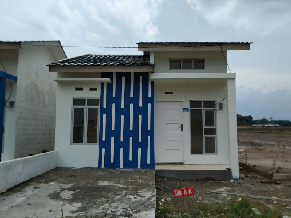 foto tampak rumah tipe 36/84  perumahan Grand Talang Betutu Indah