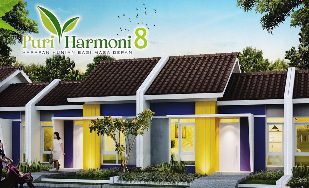 foto tampak rumah tipe FLPP 30/60 (2KT) HARGA 158 JT perumahan Puri Harmoni 8