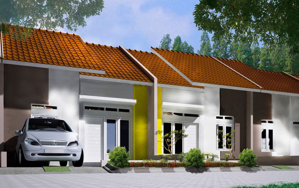 foto tampak rumah tipe 36/72 perumahan BERINGIN SAKINAH TAHAP II