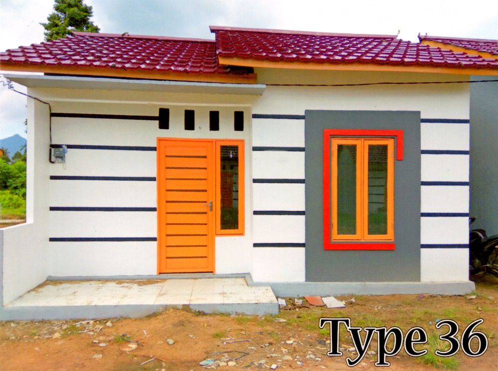 foto tampak rumah tipe 36 perumahan GRIYA DAMAI INDAH XI
