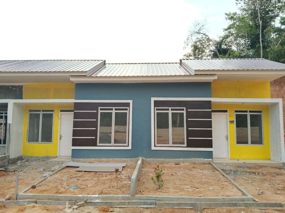 foto tampak rumah tipe 36 perumahan Cemara Asri Residence