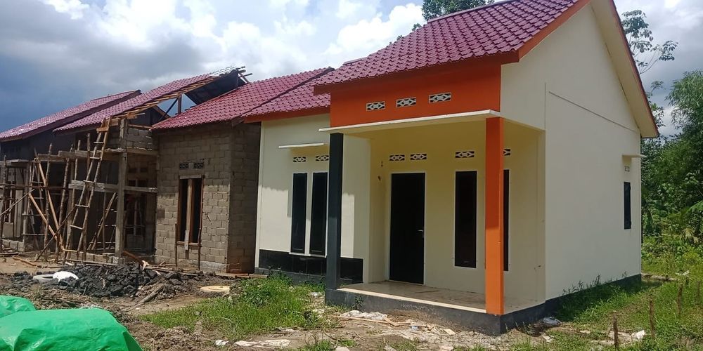foto tampak rumah tipe 36 perumahan Sejahtera 1