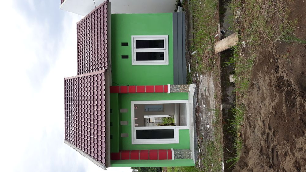 foto tampak rumah tipe 36/120 perumahan GREEN GARDEN KALI KESIK