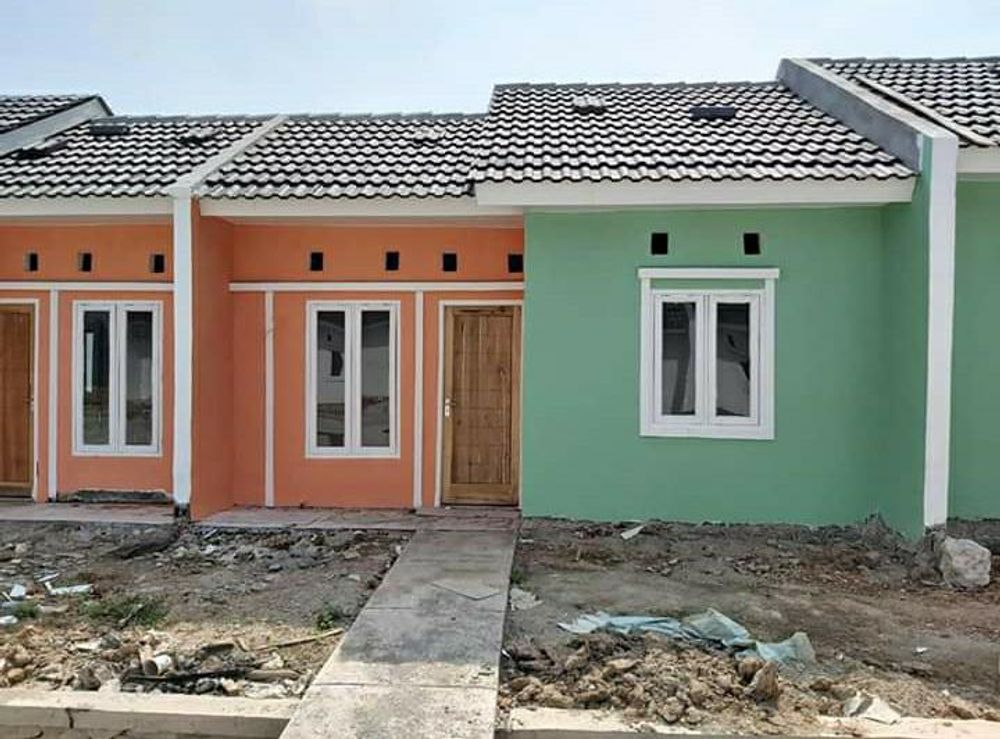 foto tampak rumah tipe 29/60 perumahan KHARISMA CAHAYA RESIDENCE