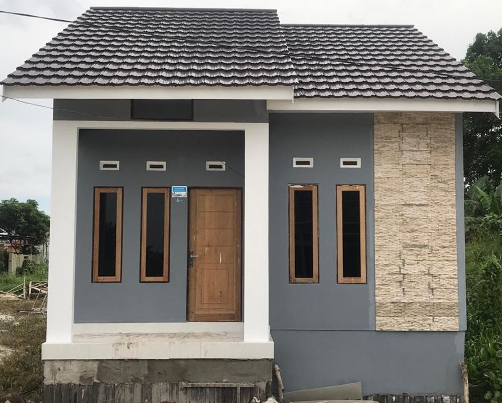 foto tampak rumah tipe IBTI SEMANDA RESIDENCE perumahan IBTI SEMANDA RESIDENCE
