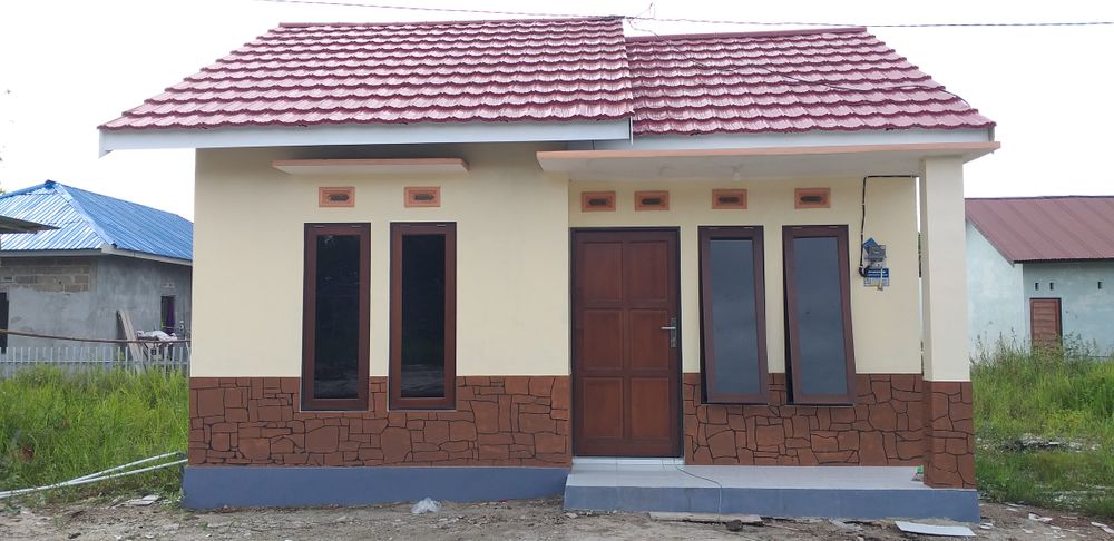 foto tampak rumah tipe 36 perumahan PERUMAHAN PONDOK MATRA