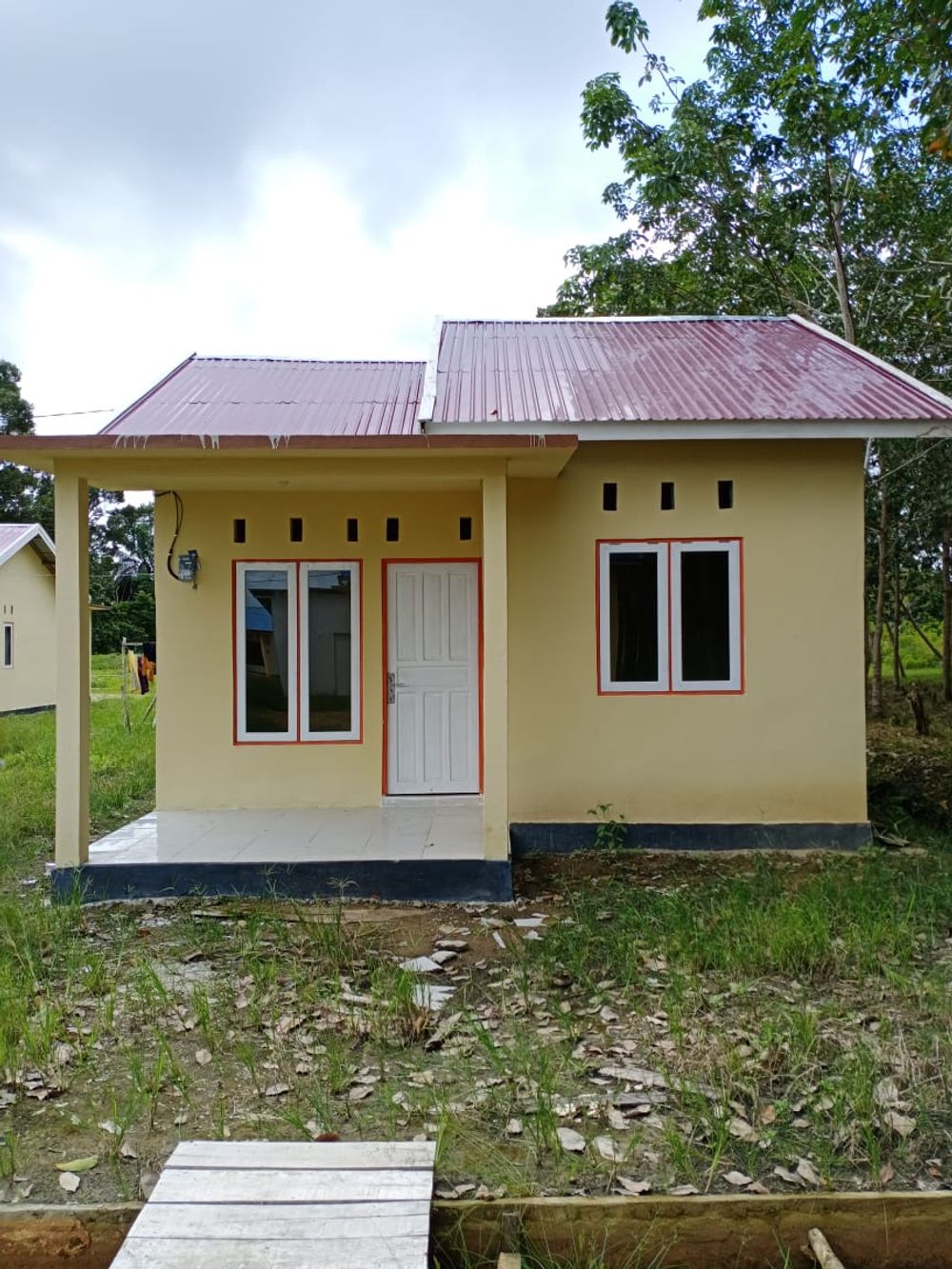 foto tampak rumah tipe 36 perumahan Pulang Pisau Permai