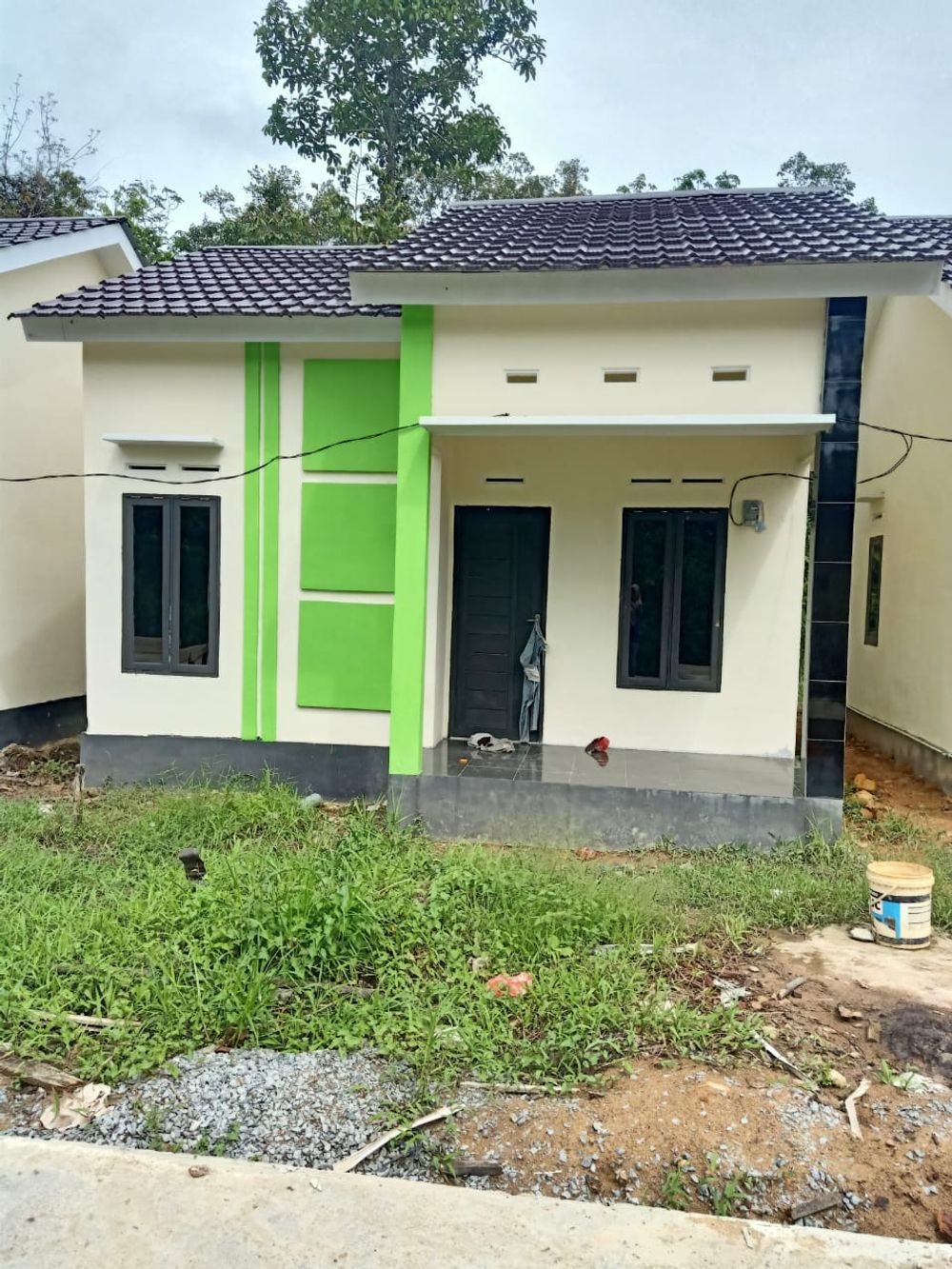 foto tampak rumah tipe 36 perumahan PALEM RAYA RESIDENCE