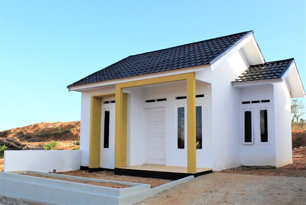 foto tampak rumah tipe 30 perumahan KENCANA RESIDENCE