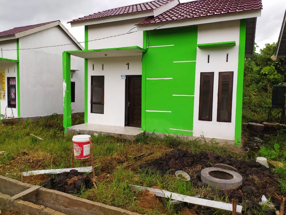 foto tampak rumah tipe 36 perumahan Nafisah Residence 2