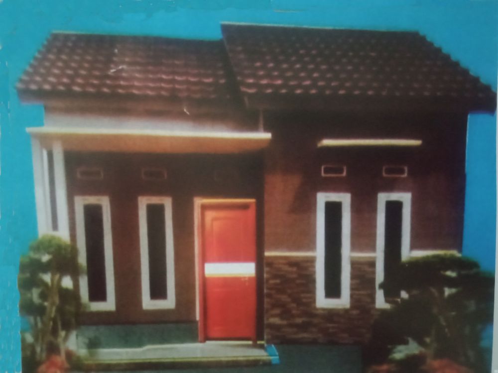 foto tampak rumah tipe RSH 36/98 perumahan Echa residence 3