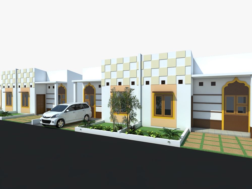 foto tampak rumah tipe 36 perumahan OEBAN VILLAGE