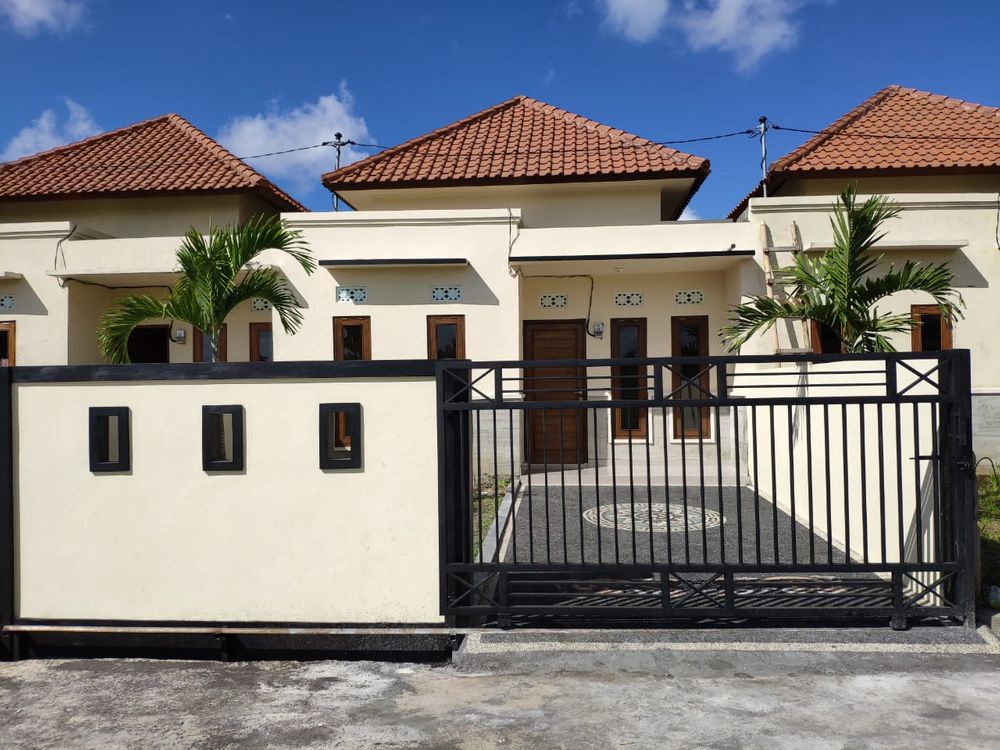 foto tampak rumah tipe 36 perumahan BCA LAND KERAMBITAN TABANAN