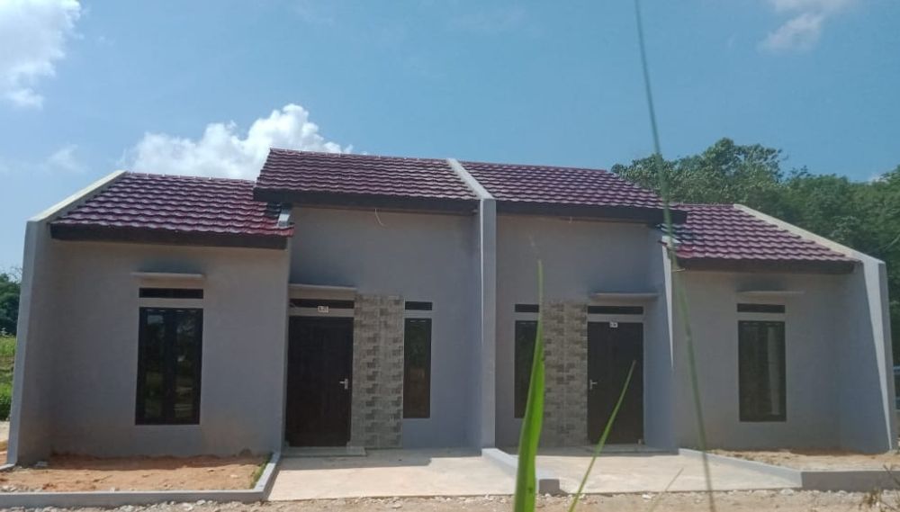 foto tampak rumah tipe 36/77 perumahan Griya Putri Anisa 