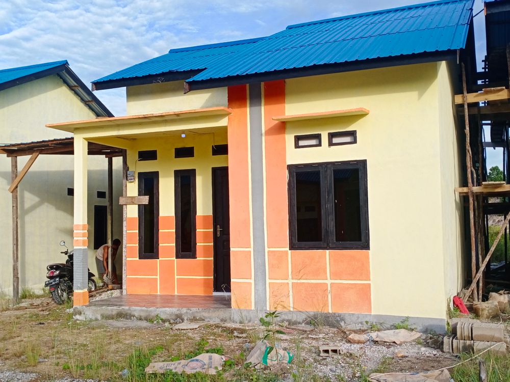 foto tampak rumah tipe 36 perumahan GARDEN MAS 1 TAHAP 2